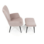 Relaxační křeslo, růžová, manšestrová látka, AK-L7285 PINK6