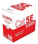 Síťový kabel F/UTP Cat5e šedý / Síťový kabel / Drát / 305 m / PVC / 24 AWG (KIF5PVC305Q)