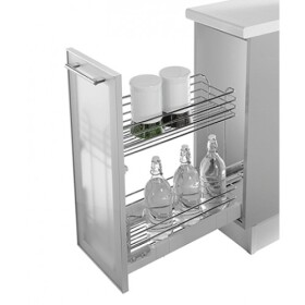 Inoxa výsuvný drátěný koš 300 s tlumením (H27_0530_10)