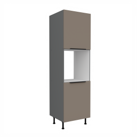 Vysoká skříňka pro vestavnou troubu Aria ANT 60 DP-210 2F Barva korpusu: Antracit, Barva dvířek: TA - Sandgrau AFM