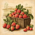 Nástěnný kalendář poznámkový 2027 Notique Farmářské trhy, 30 x 30 cm