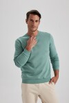 DEFACTO Regular Fit Crew Neck Basic Cotton Sweatshirt