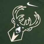 Nike Dětská mikina Milwaukee Bucks NBA Logo Club Hoodie Zelená (YOUTH)