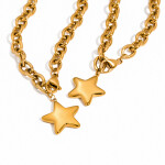 ELENYS Nova – pozlacený náramek 18K žluté zlato Délka náramku: 20,5 cm