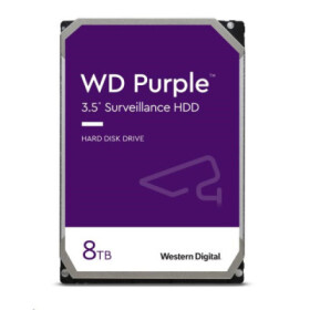 WD PURPLE WD85PURZ 8TB, SATA III 3.5", 256MB 5640RPM, 215MB/s, Low Noise, CMR EDF_8100537