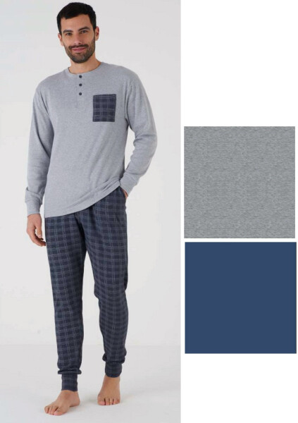 Pánské pyžamo Karelpiu KF5125 4xl Modrá