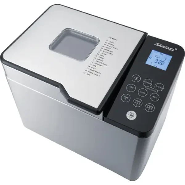 Steba BM 2 stříbrna / Domácí pekárna / 17 nastavitelných programů / 600 W (18.82.00)