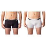 Dvojbalení bavlněných boxerek COTTON STRETCH BOXER 2x - BELLINDA - černá XXL