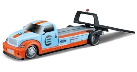 Maisto Flatbed - 2019 Ford GT Heritage Edition, světle modrá, 1:64