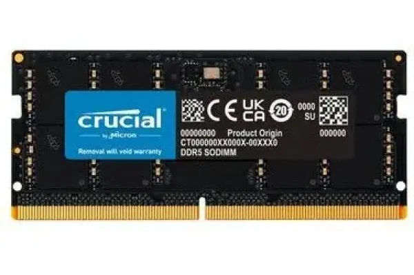 Crucial CT32G56C46S5T / Operační paměť / 32 GB / DDR5 / SO-DIMM / 5600 MHz / CL46 / 1,1 V (CT32G56C46S5T)