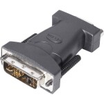 Renkforce RF-3301134 DVI / VGA adaptér [1x DVI zástrčka 24+1pólová - 1x VGA zásuvka] černá s feritovým jádrem, pozlacené