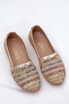 Elegantní Kožené Espadrilky S Pletením Multikolor Zazoo 10178 41