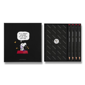 Sada Moleskine Peanuts - L, zápisník a grafitové tužky