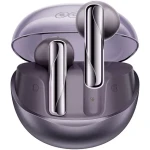 QCY T32 AilyBuds Clear fialová / Bezdrátová sluchátka / TWS / ANC / mikrofon / Bluetooth 5.3 / IPX5 / s dobíjecím boxem (T32 purple)