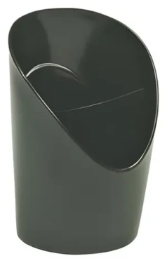 Esselte Europost VIVIDA černá / Stojánek na tužky / 2 přihrádky / 100x90x125 mm (39827)