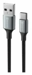 SWISSTEN TEXTILE II datový kabel USB - USB-C 1.5m černá (71521309)