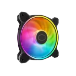 Cooler Master Master fan MF120 Halo2 černá / 120mm / Riffle bearing / 2050 RPM / 51.9 CFM / 4-pin PWM (MFL-B2DN-21NP2-R2)