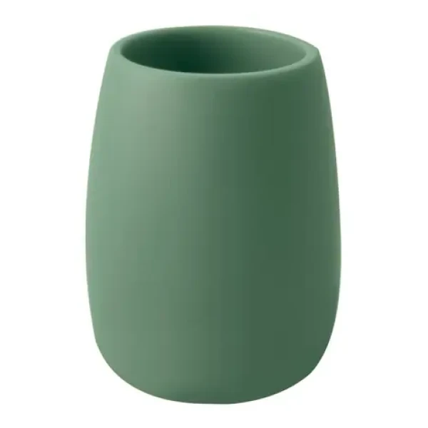 Spirella SVEN kelímek na kartáčky zelený / polyresin (7610583218582)