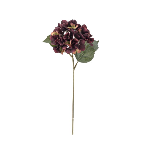 Bloomingville Umělá květina Hydrangea Purple 44 cm, fialová barva, plast