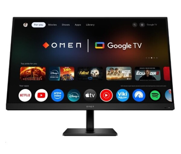 LCD HP OMEN 32x; 80 cm, 31,5", 4k IPS; 144Hz; 400 nits;Google TV, HDMI 2.0,DP 1.4;USB-C 65W PD,USB-A EDF_1228531