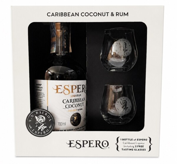Espero Creole Coconut & Rum 0,7L, 40%, -DB + 2 skl.-