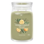 YANKEE CANDLE Sage &amp; Citrus svíčka 567g / 2 knoty (Signature velký)