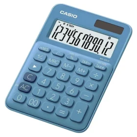 CASIO MS 20 UC BU modrá / Kalkulačka / dvanáctimístná / duální napájení (MS 20 UC BU)
