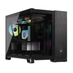 Corsair 2500X Aluminium černá / mATX / 2x USB-C 3.2 / 1x USB-A 3.2 / bez zdroje / průhledná bočnice (CC-9011287-WW)