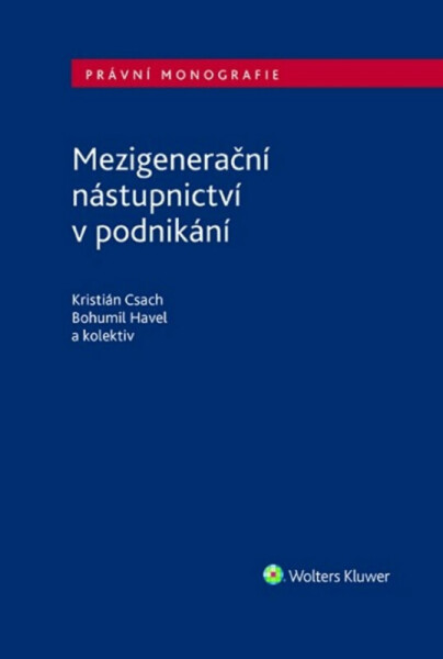 Mezigenerační nástupnictví v podnikání - Bohumil Havel, Kristián Csach