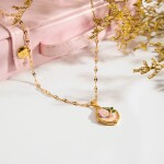 ELENYS Nostalgia Rosé – pozlacený náhrdelník 18K žluté zlato Délka: 42+5 cm / max. 47 cm