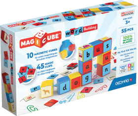 Geomag Magicube Words 55 dílků - Golden Bear