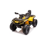 Mamido Dětská elektrická čtyřkolka Can-Am Outlander ATV 4x200W žlutá