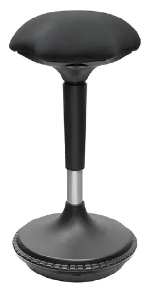 LogiLink Aktivní sedací stolička černá / Sedací stolička / výškově nastavitelná / 63-87 cm / do 125 kg (EO0011)