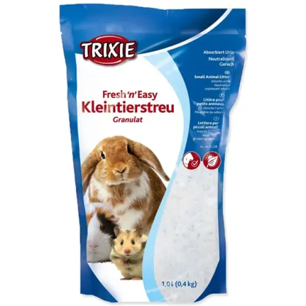 TRIXIE Podestýlka pro hlodavce granule 1l / Podestýlka / Hrudkující, pohlcuje pachy (G15-6258)