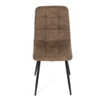 Jídelní židle, hnědá, látka vintage, CT-281 COF3