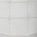 Jídelní židle, bílá, sametová látka, DCL-X7015 WT2