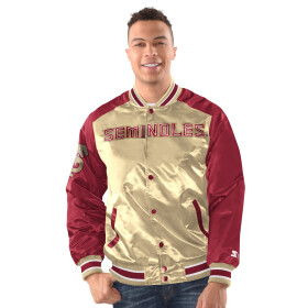 Starter Pánská bunda Florida State Seminoles NCAA Renegade Varsity Satin Jacket Velikost: S
