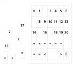 Matematika se Čtyřlístkem 1 - Sada příloh Číslice