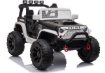 Mamido Dětské elektrické autíčko Jeep Power Policie černo-bílé