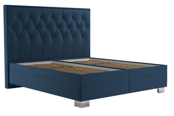 Boxspring Kerstin Matrace: Bez matrace, látka: Riviera 81
