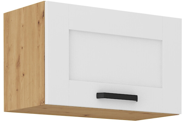 Horní skříňka nad digestoř Luna 60 GU-36 1F Barva korpusu: Dub artisan, Barva dvířek: Bílá
