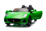 Mamido Elektrické autíčko Maserati GranTurismo Folgore 24V | 480W | 60 kg zelené