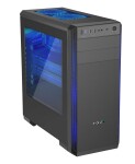 EVOLVEO T3 černá / ATX / 2x USB 2.0 + 1x USB 3.0 / 5x 120 mm / bez zdroje / průhledná bočnice (CAET3)