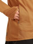 Pánská merino mikina ICEBREAKER Mens 300 RealFleece Descend LS Zip, Trail velikost: M