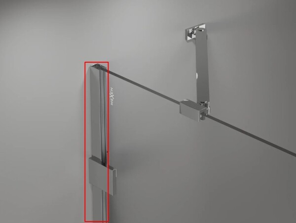 MEXEN - LUNAR nástěnný profil chrom 897-00-01