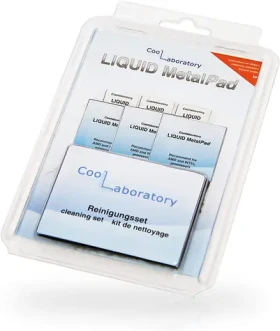 Coollaboratory Liquid MetalPad - 3xCPU + čistící sada / 38 x 38 mm / 3 Ks (MetalPad 3xCPU 1xRS)