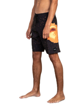 RVCA DAVIES TRUNK BLACK/ORANGE pánské 32