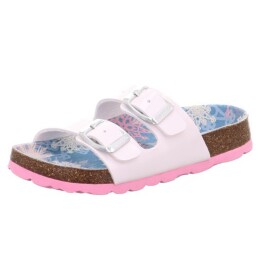 Dívčí korkové pantofle Superfit FOOTBAD White/Multicolored 1-800111-1140 - 32