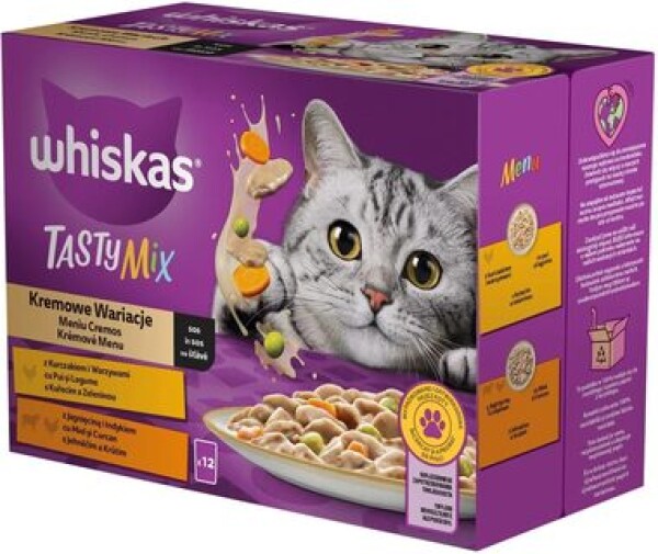 Whiskas Tasty Mix Creamy Creat.