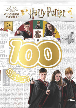 Harry Potter - 100 samolepek s omalovánkovými listy, 1. vydání - Kolektiv
